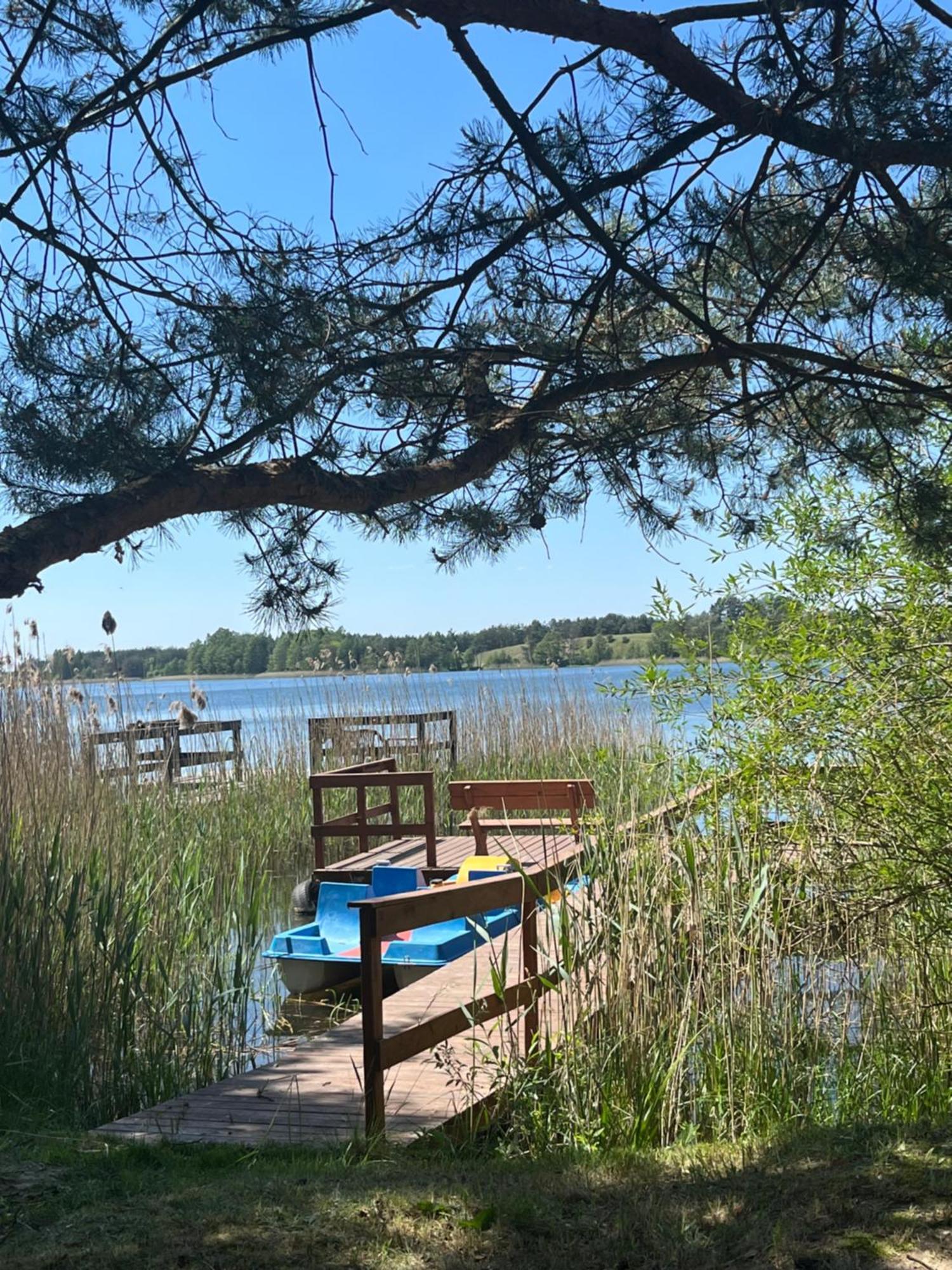 Mazury "Willa Slimakowo" W Pasymiu Z Jakuzzi, Sauna, Pomostem Exterior foto
